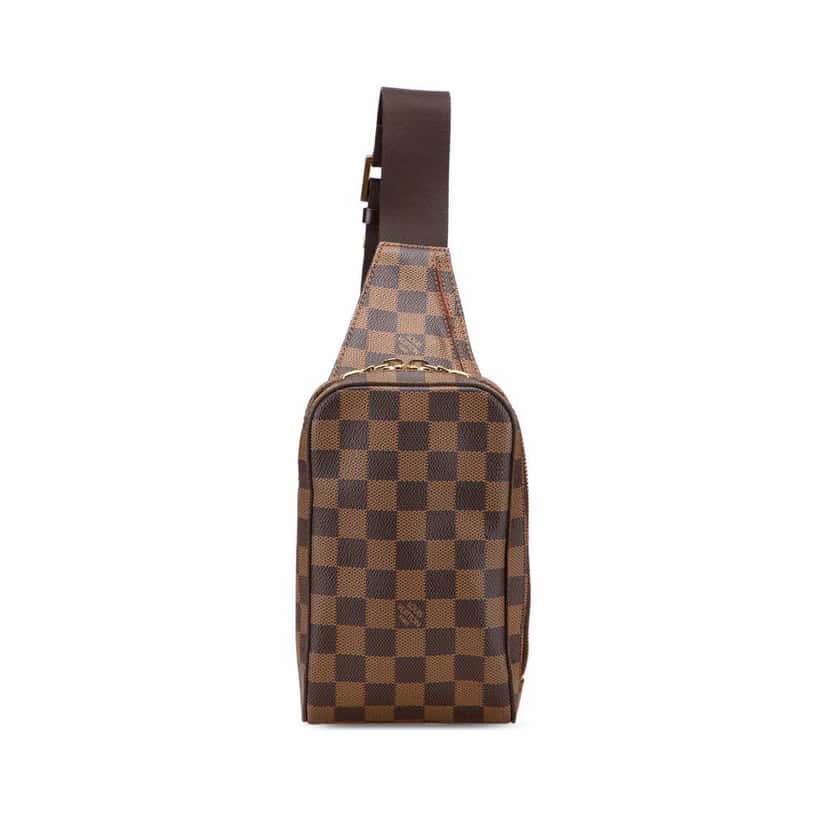 Louis Vuitton Damier Ebene Geronimos Brown Canvas Good condition - Front View