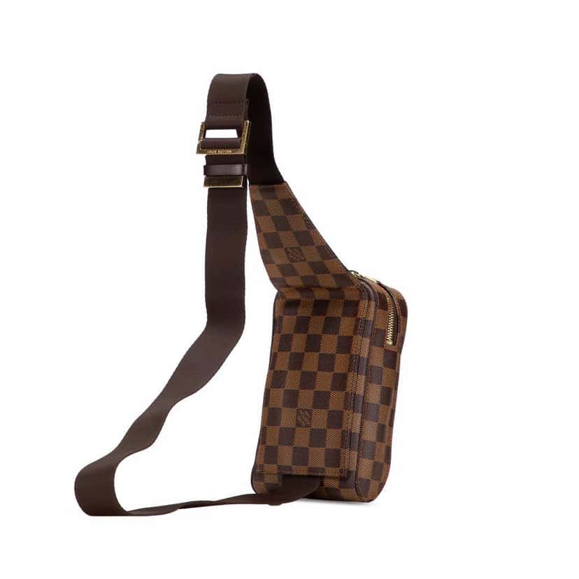 Louis Vuitton Damier Ebene Geronimos Brown Canvas Good condition - Back View
