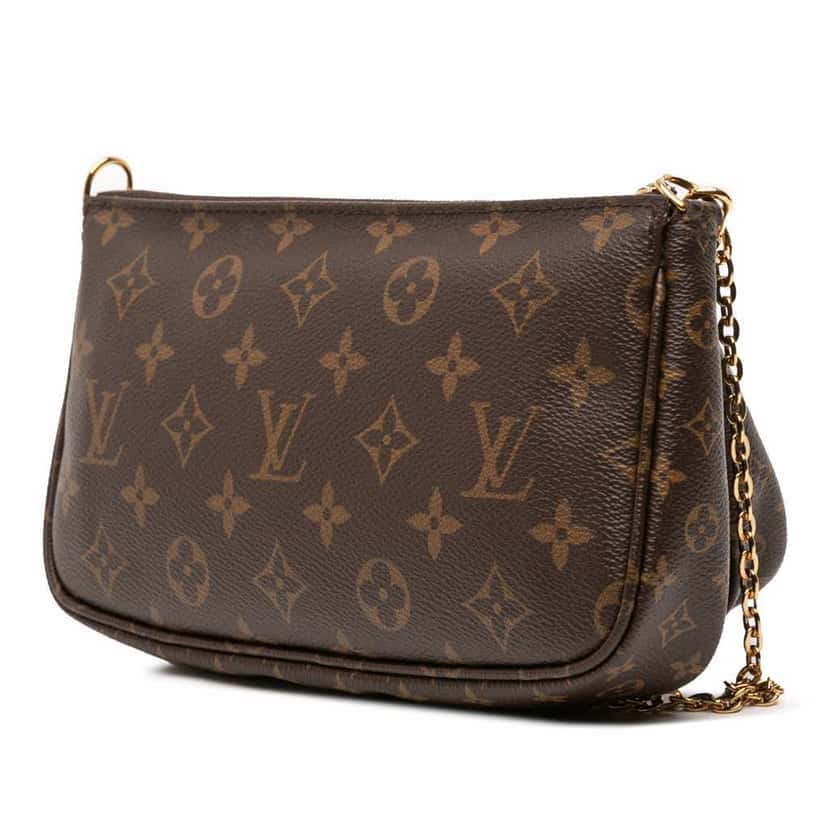 Louis Vuitton Monogram Multi Pochette Accessoires Brown Canvas Good condition - Back View