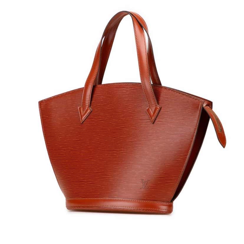 Louis Vuitton Epi Saint Jacques PM Short Strap Brown Leather Good condition - Back View