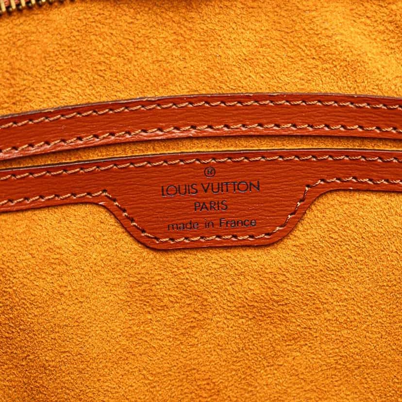 Louis Vuitton Epi Saint Jacques PM Short Strap Brown Leather Good condition - Box View