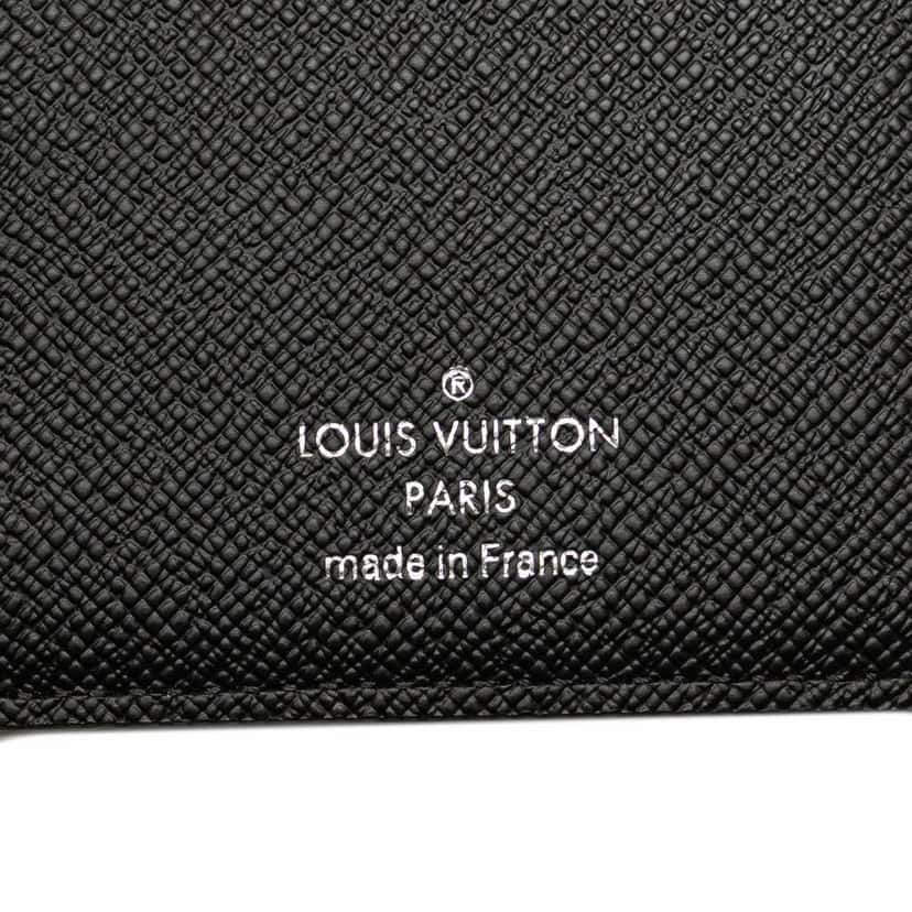 Louis Vuitton Damier Graphite Brazza Wallet Black Canvas Good condition - Box View