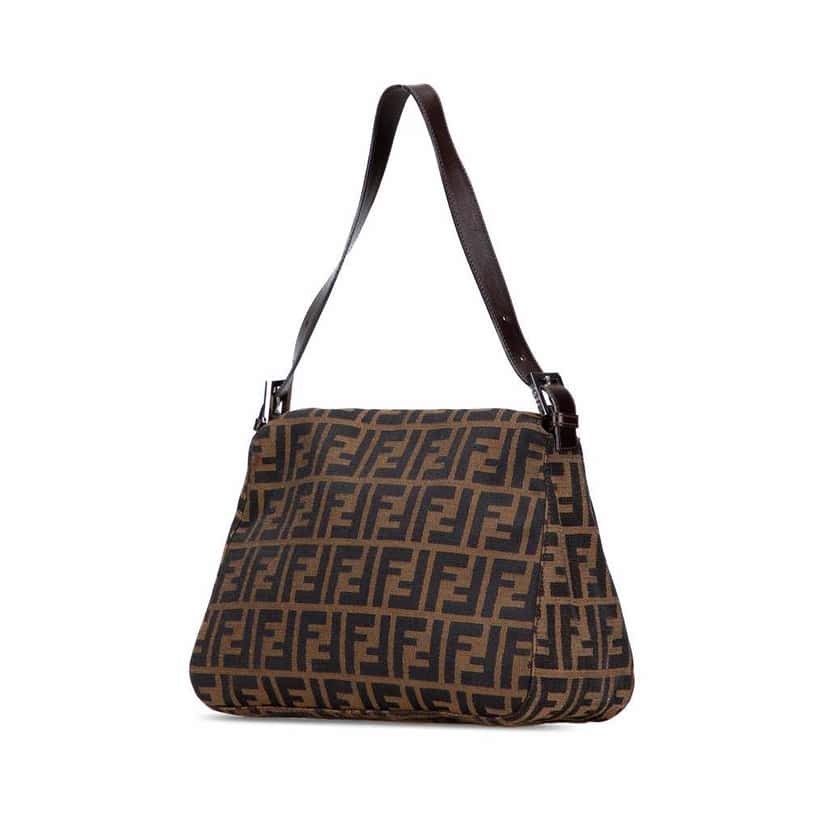 Fendi Zucca Canvas Mamma Forever Brown Canvas Good condition - Back View