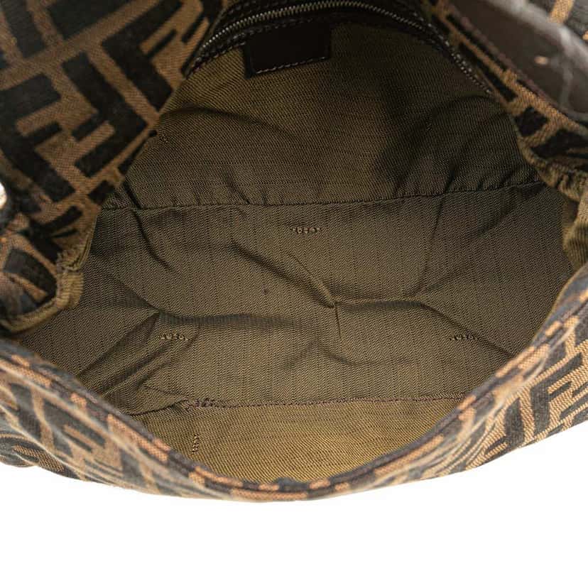 Fendi Zucca Canvas Mamma Forever Brown Canvas Good condition - Model View