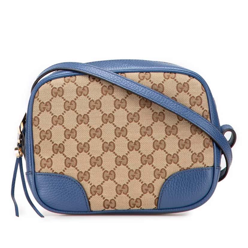Gucci GG Canvas Bree Crossbody Brown Canvas Good condition - Front View