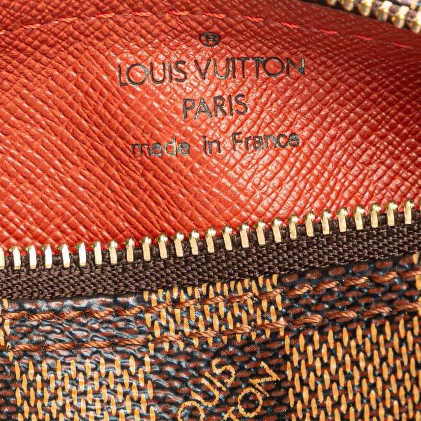 Louis Vuitton Damier Ebene Papillon Pochette Brown Canvas Good condition - Box View