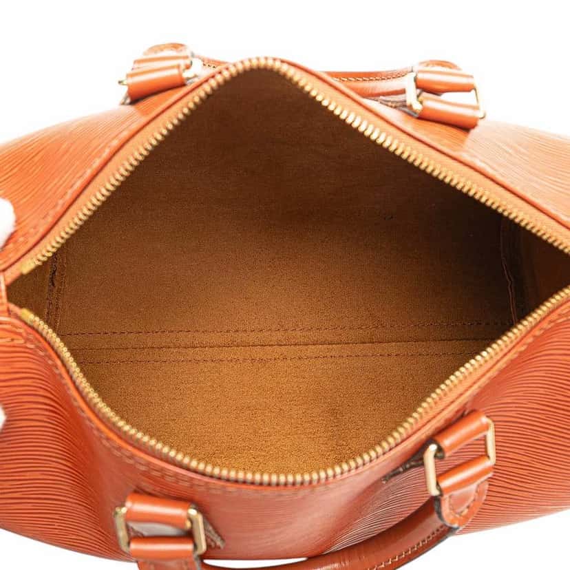 Louis Vuitton Epi Speedy 25 Brown Leather Good condition - Model View