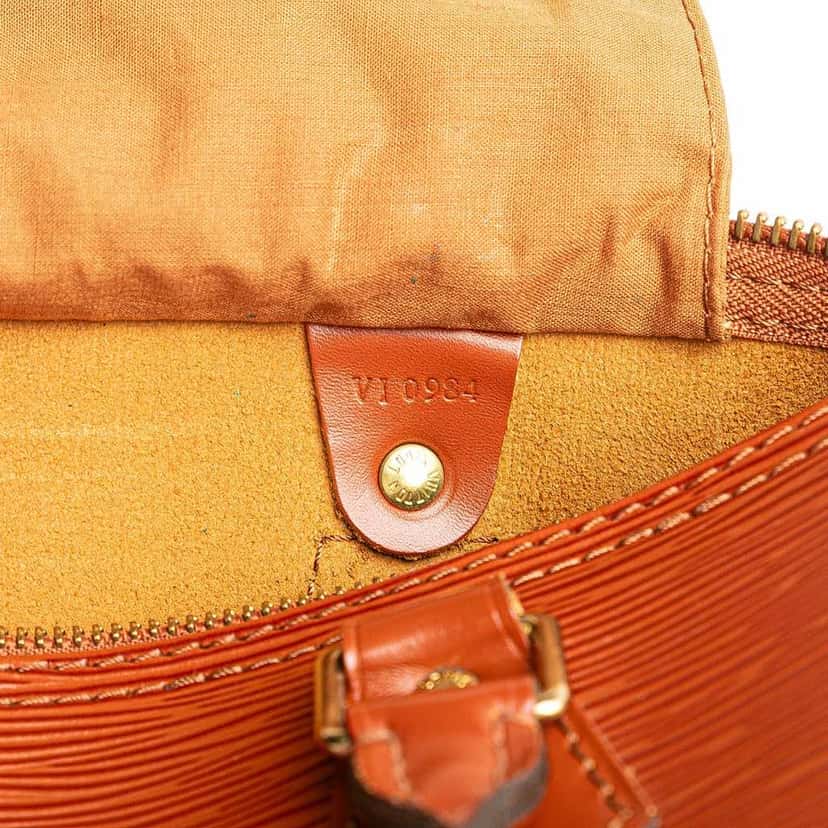 Louis Vuitton Epi Speedy 25 Brown Leather Good condition - Box View