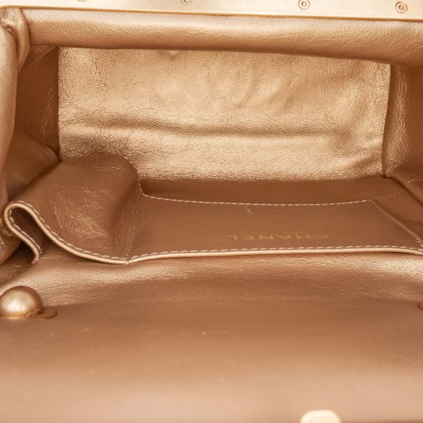 Chanel Quilted Lambskin My Crush Vanity Bag Pink Leather Good condition - Model View