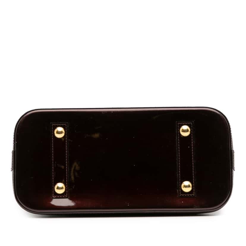 Louis Vuitton Monogram Vernis Alma PM Purple Leather Good condition - Inside View