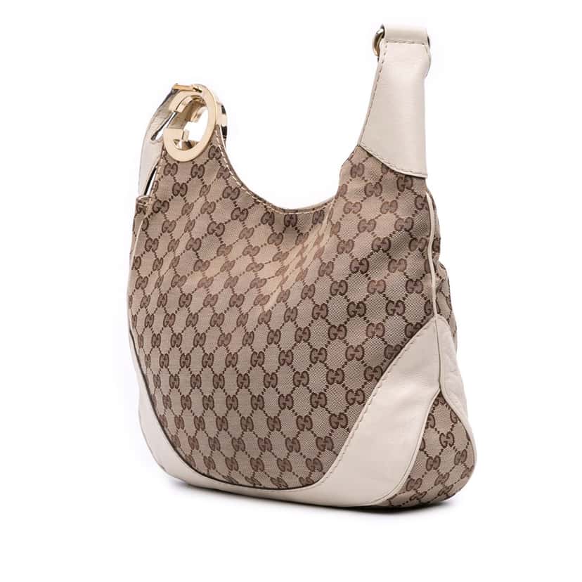 Gucci GG Canvas Charlotte Crossbody Brown Canvas Fair condition - Back View