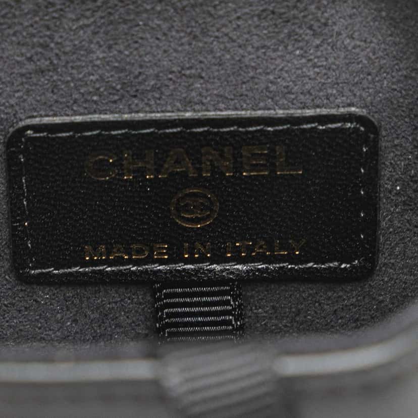 Chanel Tweed Chain Around Phone Holder Red Tweed Good condition - Box View