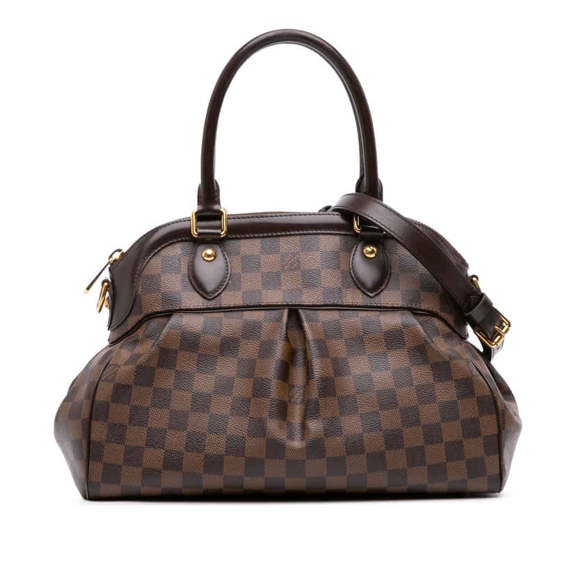 Louis Vuitton Damier Ebene Trevi PM Brown Canvas Good condition - Front View