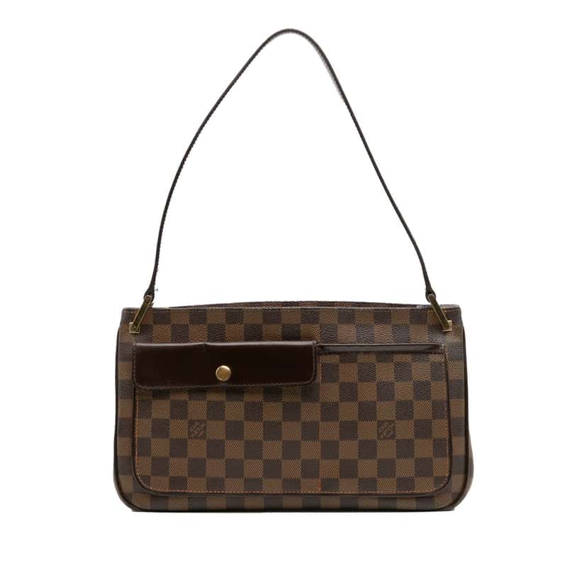 Louis Vuitton Damier Ebene Aubagne Brown Canvas Good condition - Front View