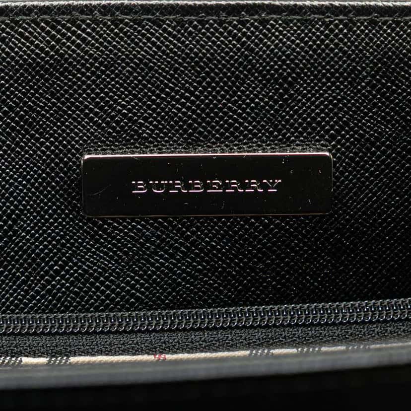 Burberry Leather Handbag Black Leather Good condition - Box View