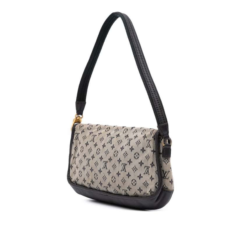 Louis Vuitton Monogram Mini Lin Marjorie Grey Canvas Fair condition - Back View