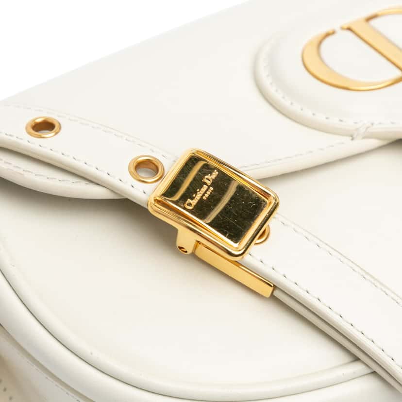 Dior Leather East West Bobby Crossbody White Leather Good condition - Box View