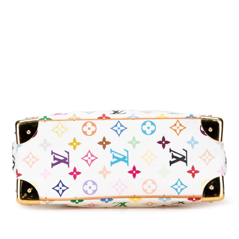 Louis Vuitton Monogram Multicolore Trouville White Canvas Good condition - Inside View