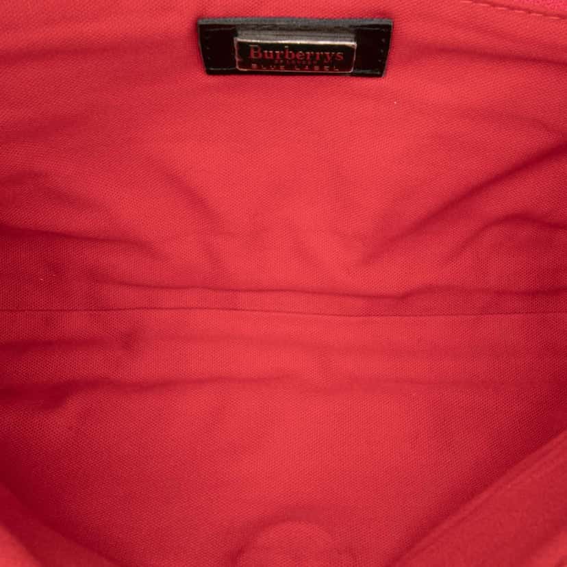 Burberry House Check Wool Handbag Green Wool Good condition - Model View