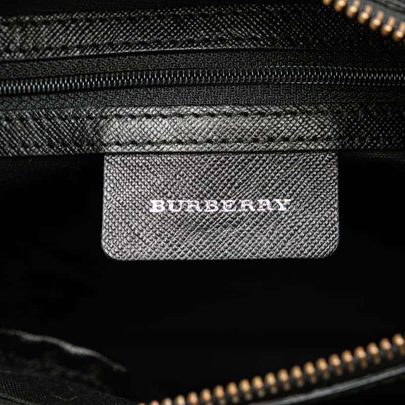 Burberry Nova Check Canvas Handbag Brown Canvas Good condition - Box View