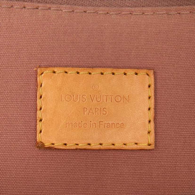 Louis Vuitton Monogram Vernis Alma PM Brown Leather Good condition - Box View