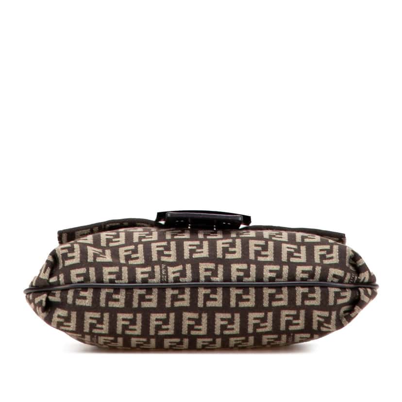 Fendi Zucchino Canvas Crossbody Brown Canvas Very good condition - Inside View