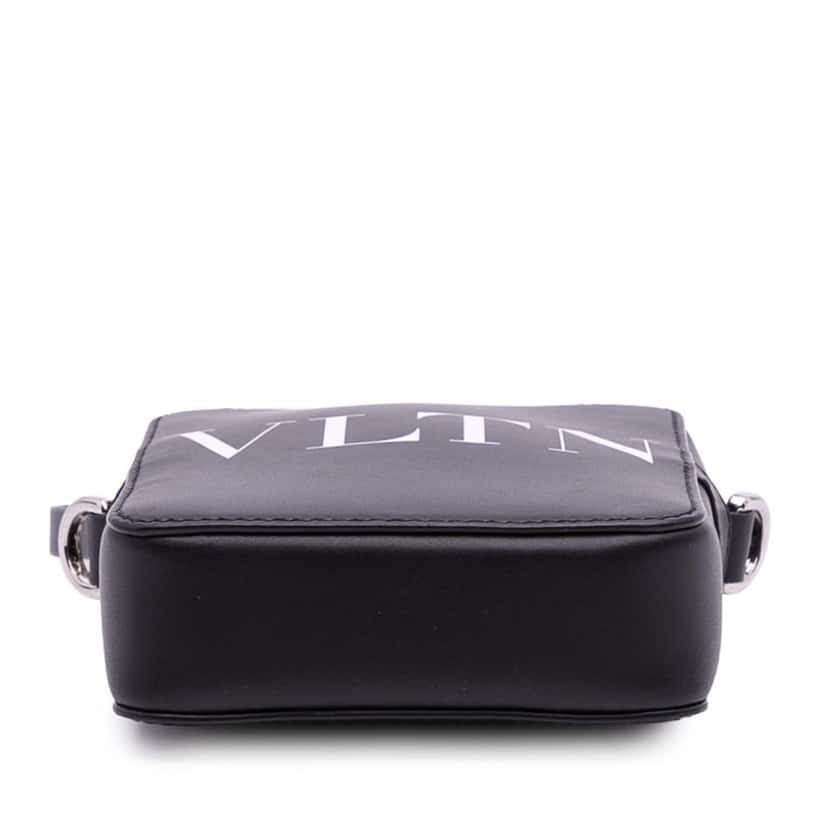 Valentino Small Leather VLTN Crossbody Black Leather Good condition - Inside View