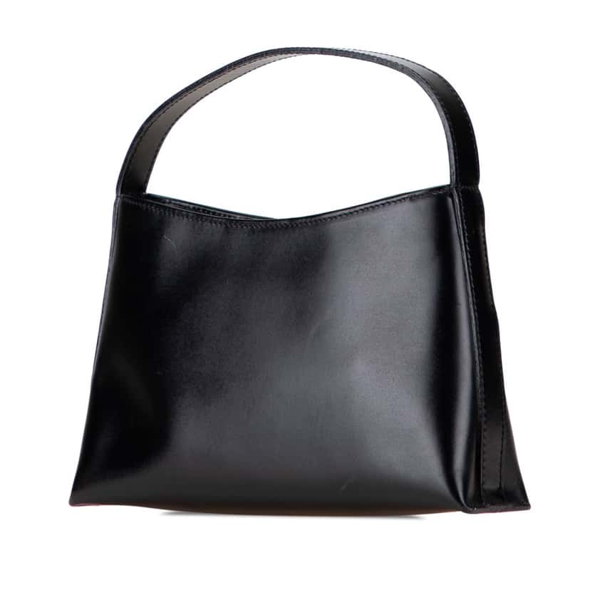 Burberry Leather Shoulder Bag Black Leather Good condition - Back View