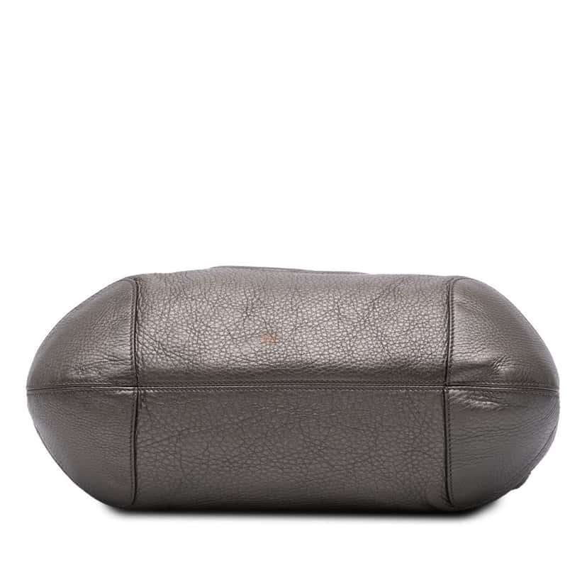 Gucci Metallic Leather Soho Shoulder Bag Silver Leather Good condition - Inside View