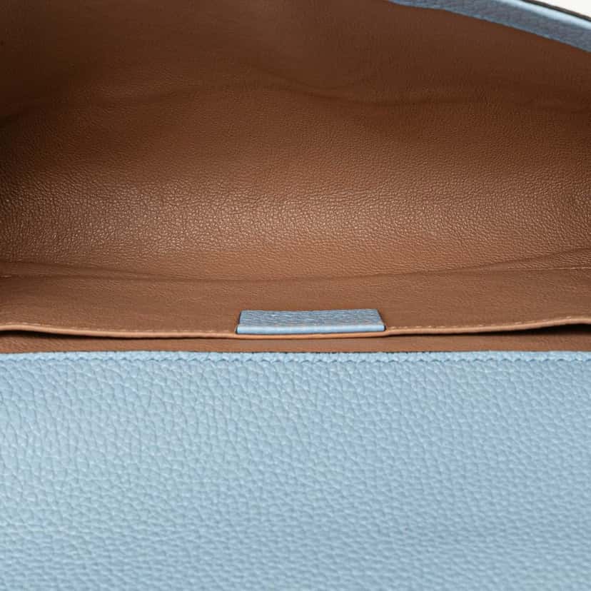 Gucci Small Leather Zumi Satchel Blue Leather Good condition - Model View