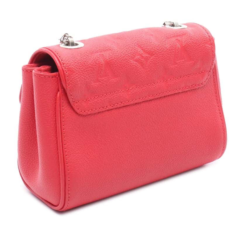 Louis Vuitton Monogram Empreinte Saint Germain BB Red Leather Good condition - Back View