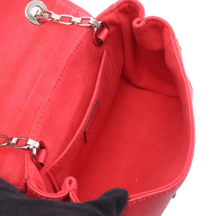 Louis Vuitton Monogram Empreinte Saint Germain BB Red Leather Good condition - Inside View