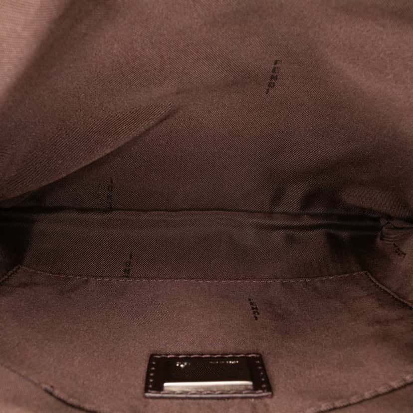 Fendi Zucchino Denim Crossbody Blue Denim Good condition - Model View