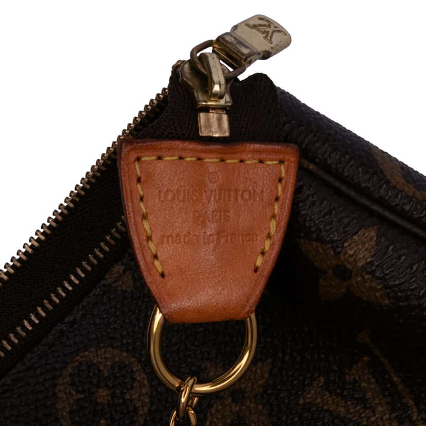 Louis Vuitton Monogram Mini Pochette Accessoires Brown Canvas Good condition - Box View
