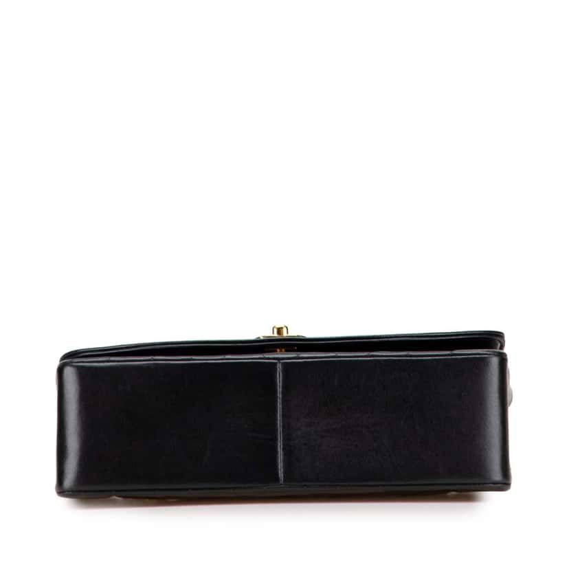 Chanel Medium Lambskin Diana Flap Black Leather Good condition - Inside View