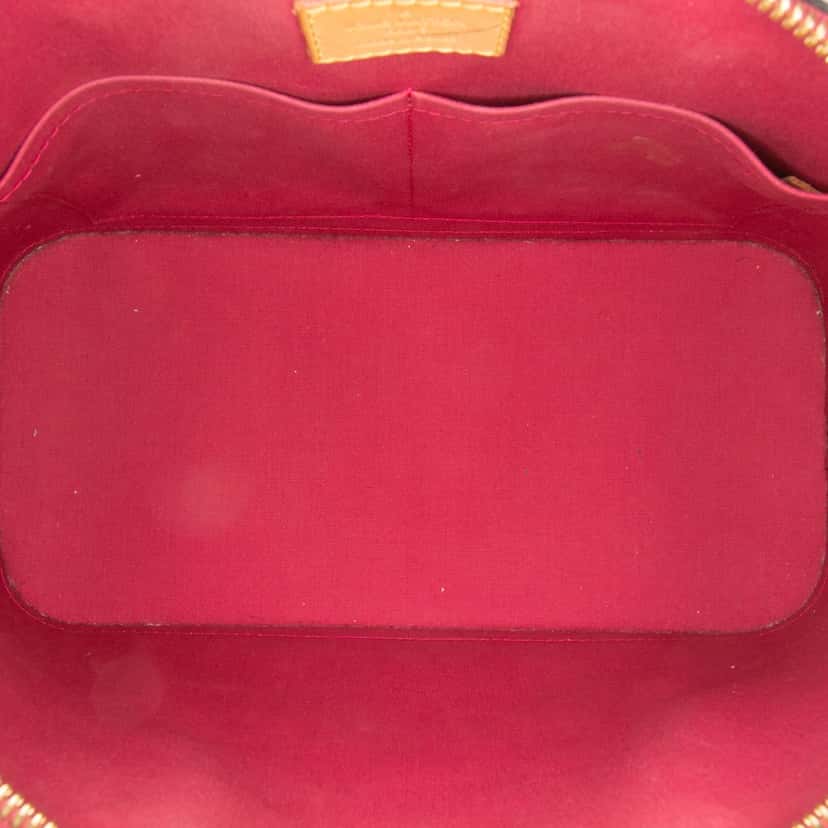 Louis Vuitton Monogram Vernis Alma PM Red Leather Good condition - Model View