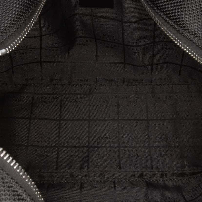 Celine Nylon Shoulder Bag Black Good condition - Model View