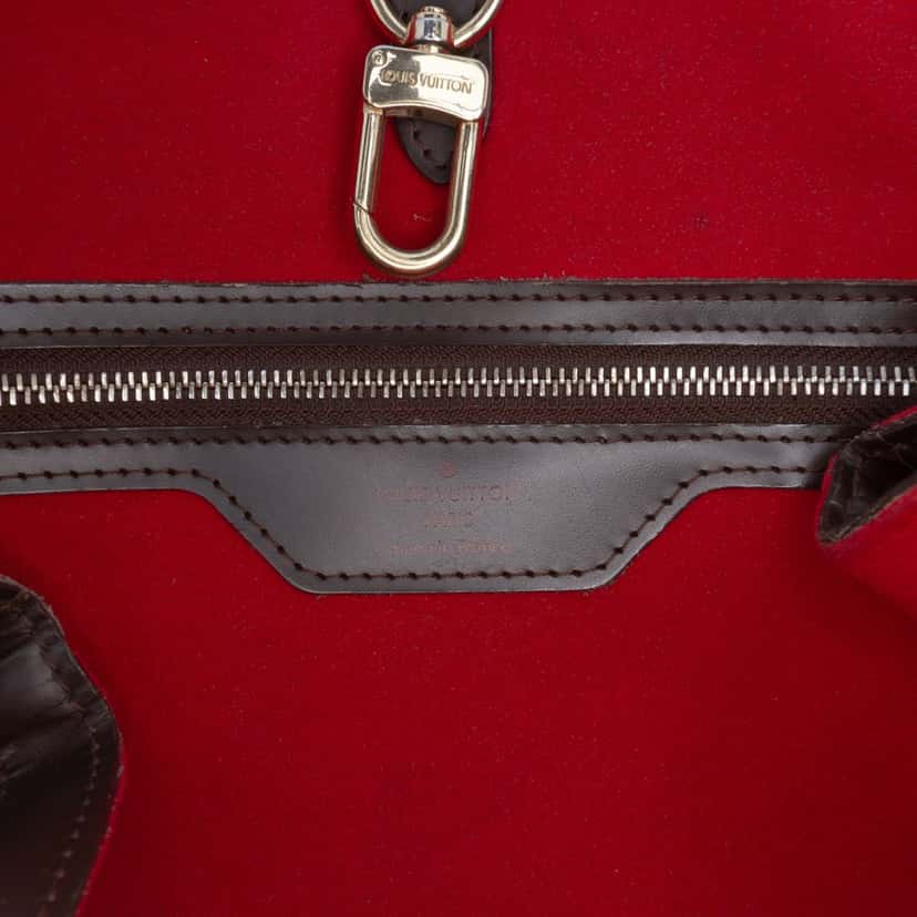 Louis Vuitton Damier Ebene Hampstead MM Brown Canvas Good condition - Box View