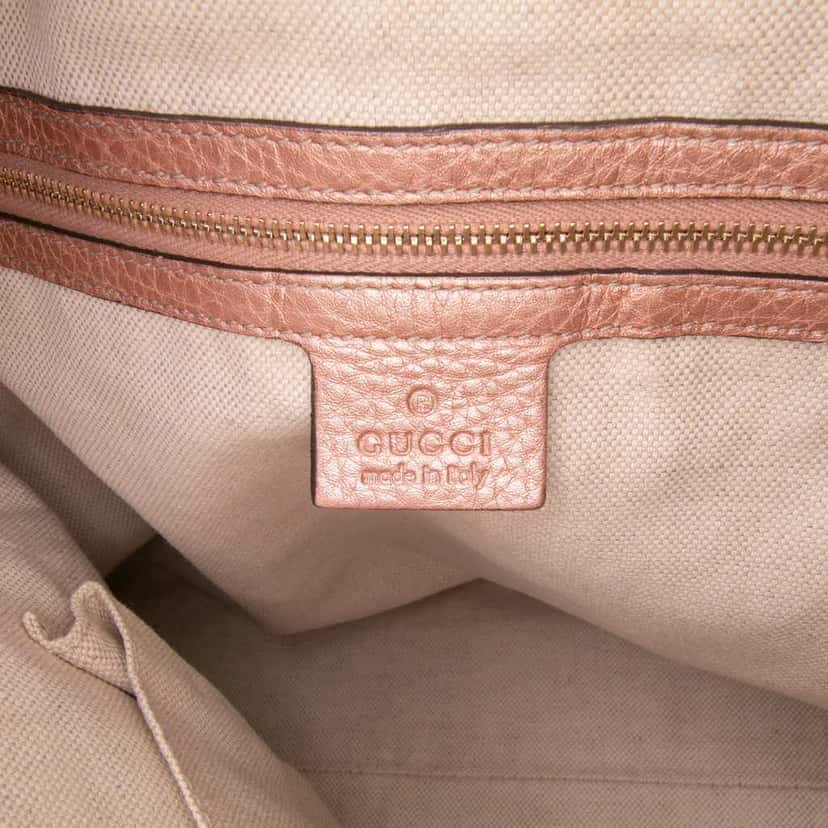 Gucci Large GG Canvas Bella Satchel Brown Canvas Good condition - Box View