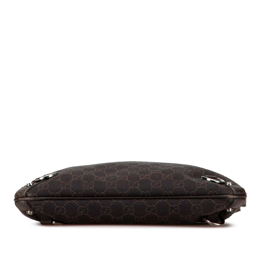 Gucci GG Denim Abbey D Ring Crossbody Brown Denim Good condition - Inside View