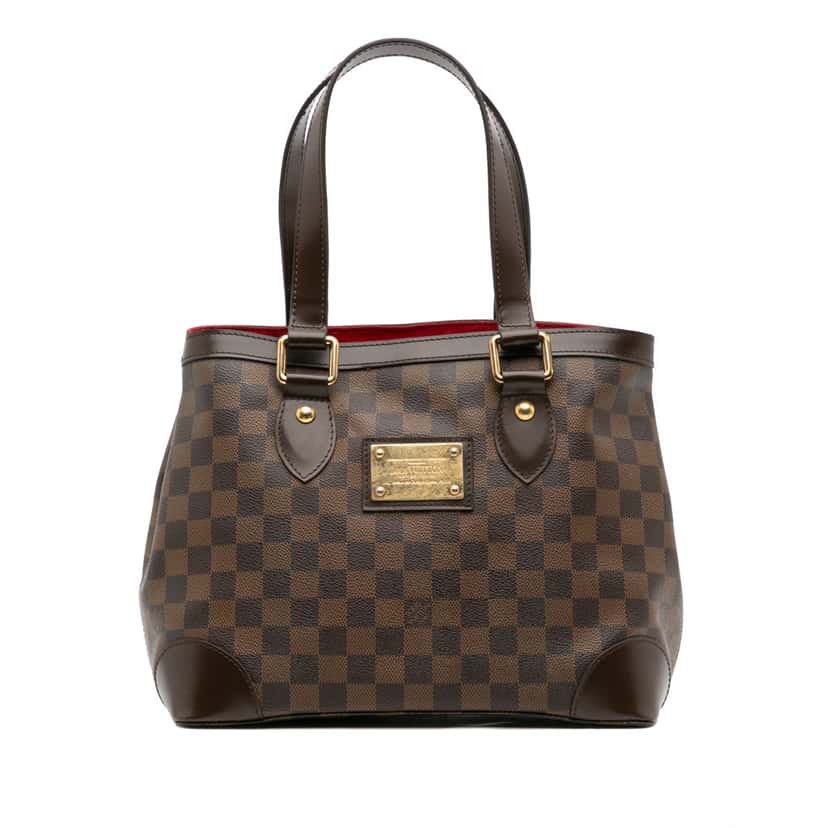 Louis Vuitton Damier Ebene Hampstead PM Brown Canvas Good condition - Front View