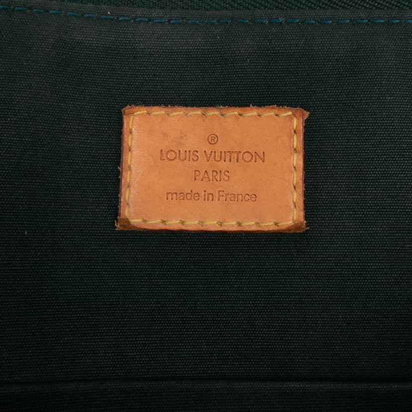 Louis Vuitton Monogram Vernis Bellevue GM Green Leather Good condition - Box View