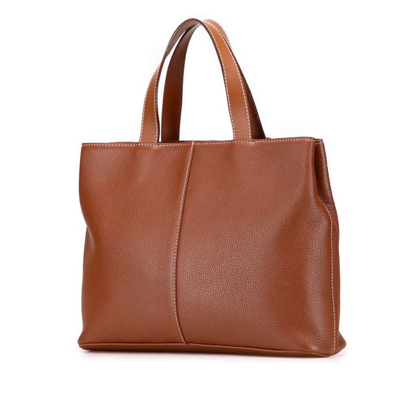 Burberry Leather Tote Brown Leather Good condition - Back View