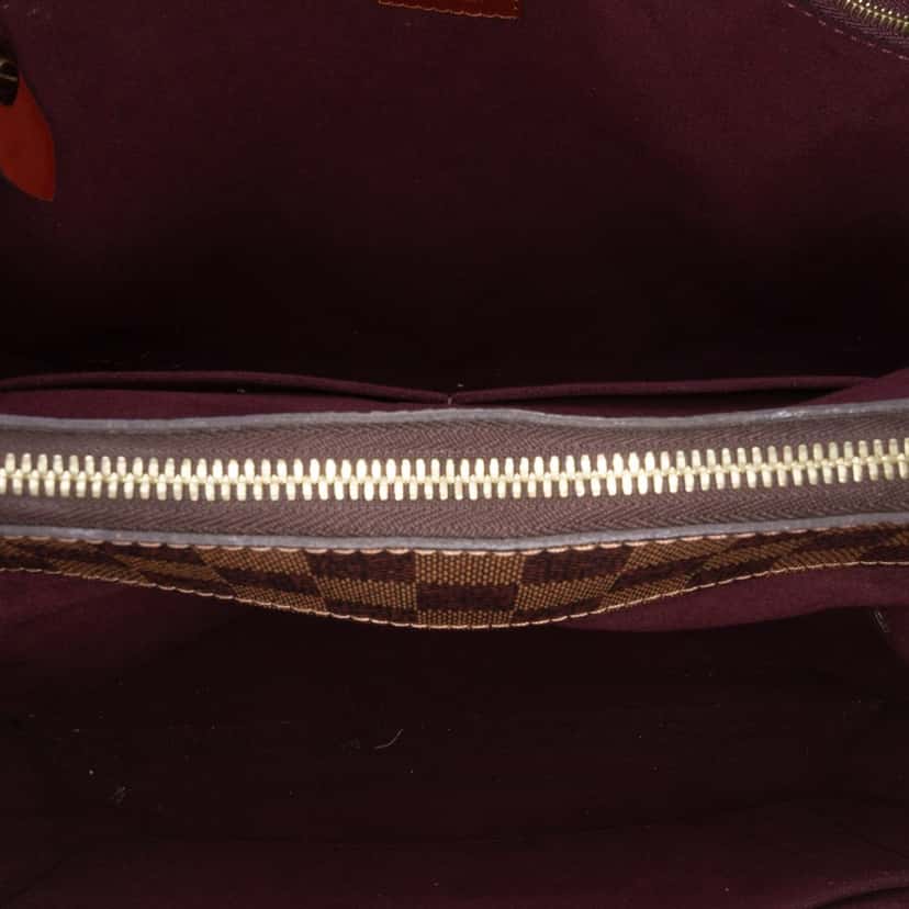 Louis Vuitton Damier Ebene Ascot Brown Canvas Good condition - Model View