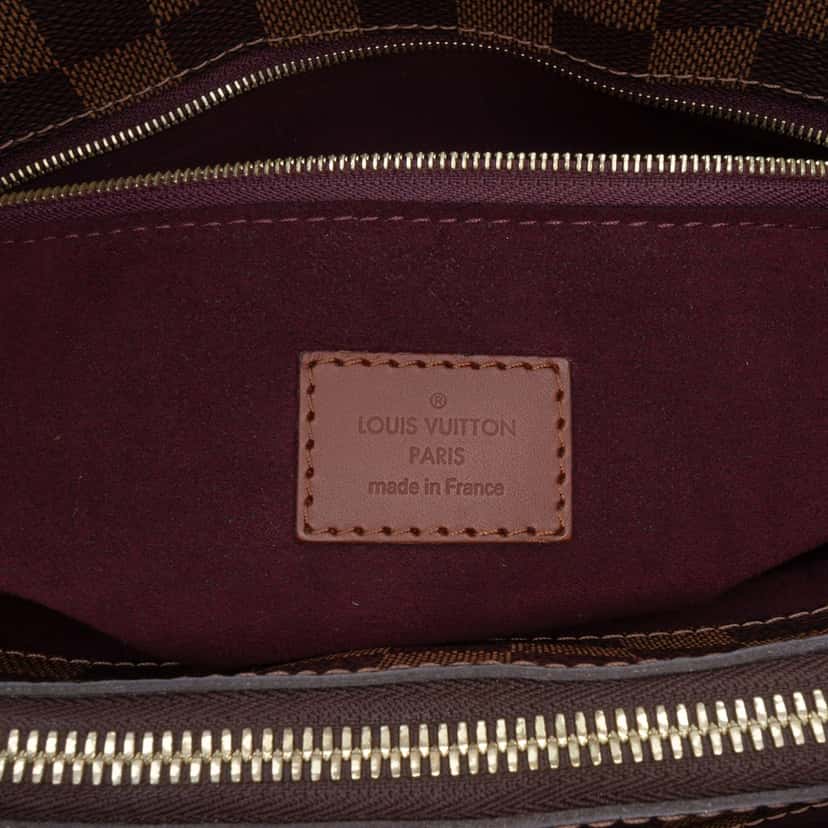 Louis Vuitton Damier Ebene Ascot Brown Canvas Good condition - Box View