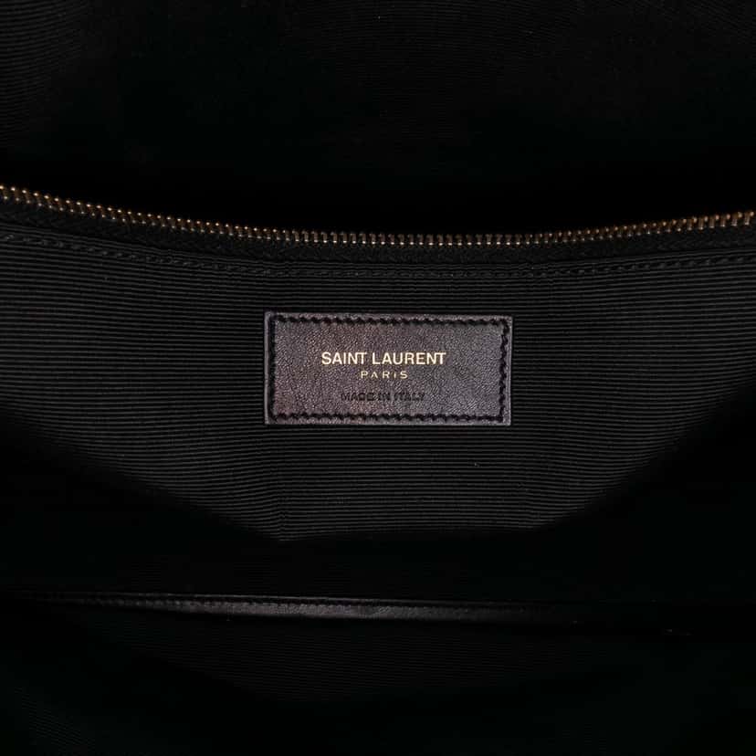 Saint Laurent Small Patent Sac De Jour Satchel Black Leather Good condition - Box View