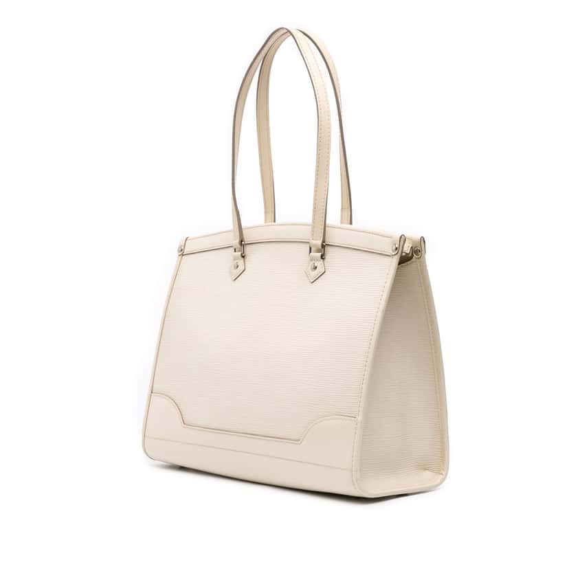 Louis Vuitton Epi Madeleine GM White Leather Good condition - Back View
