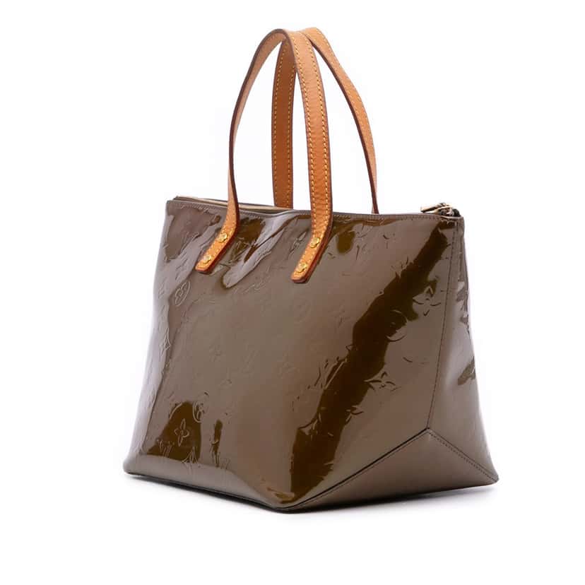 Louis Vuitton Monogram Vernis Bellevue PM Green Leather Good condition - Back View