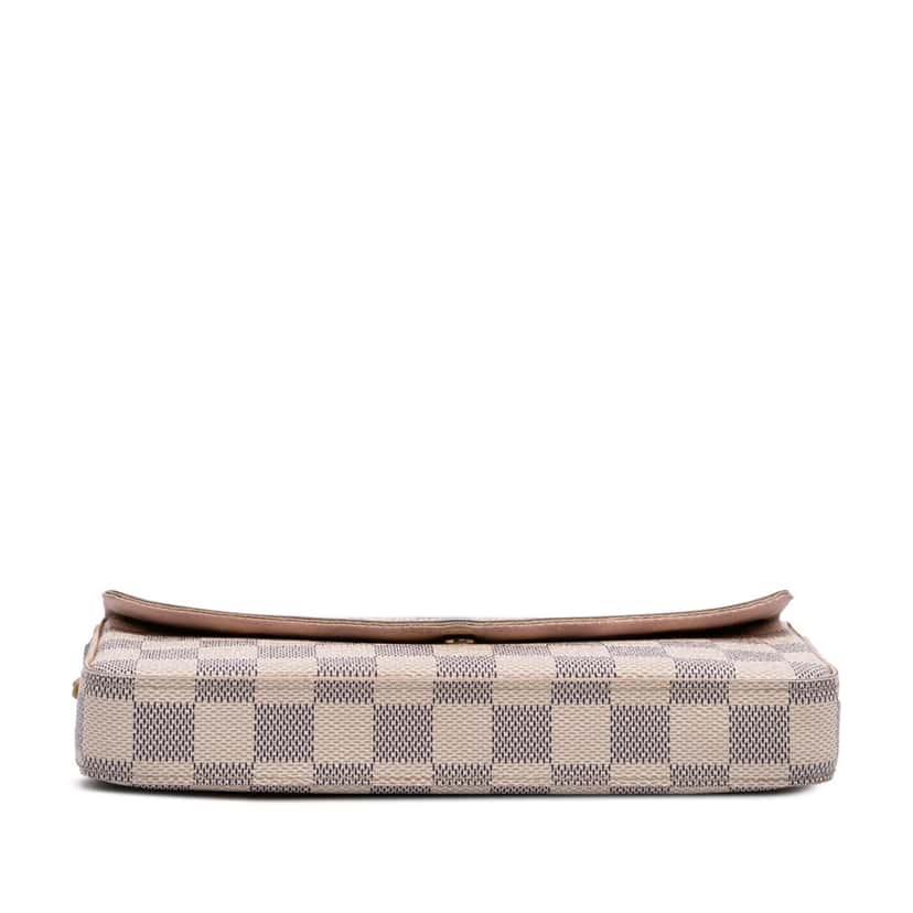Louis Vuitton Damier Azur Pochette Felicie White Canvas Good condition - Inside View