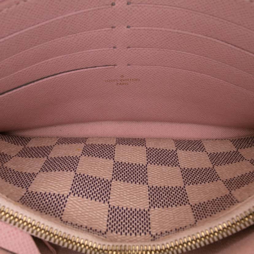 Louis Vuitton Damier Azur Pochette Felicie White Canvas Good condition - Model View